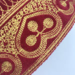 Kufi en coton brodé rouge