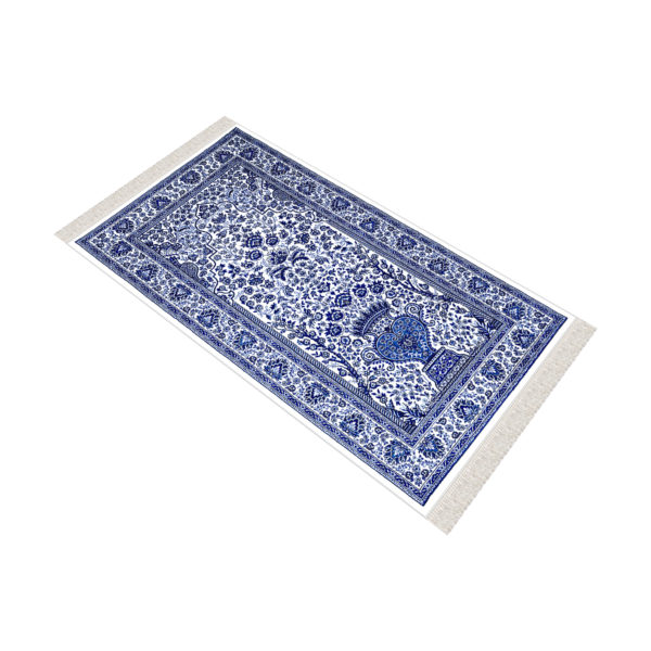 Tapis de prière bleu style persan