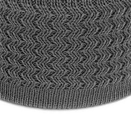 Kufi gris tricoté uni