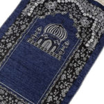 Tapis de prière léger bleu et mosquée