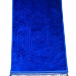 Tapis de prière luxe bleu roi