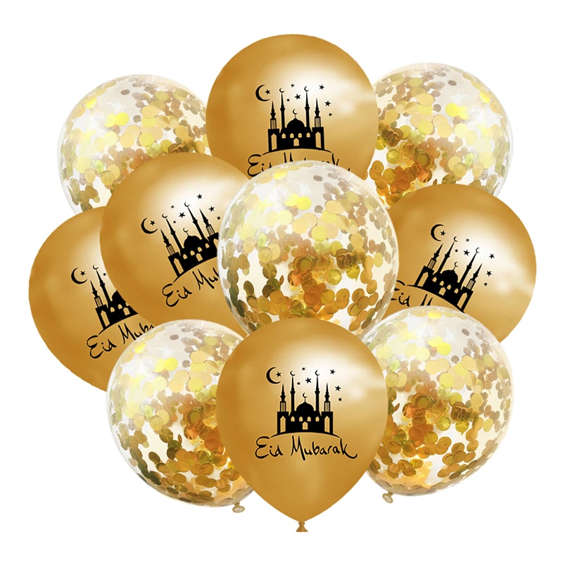 Ballons en Latex Ramadan 10 pièces
