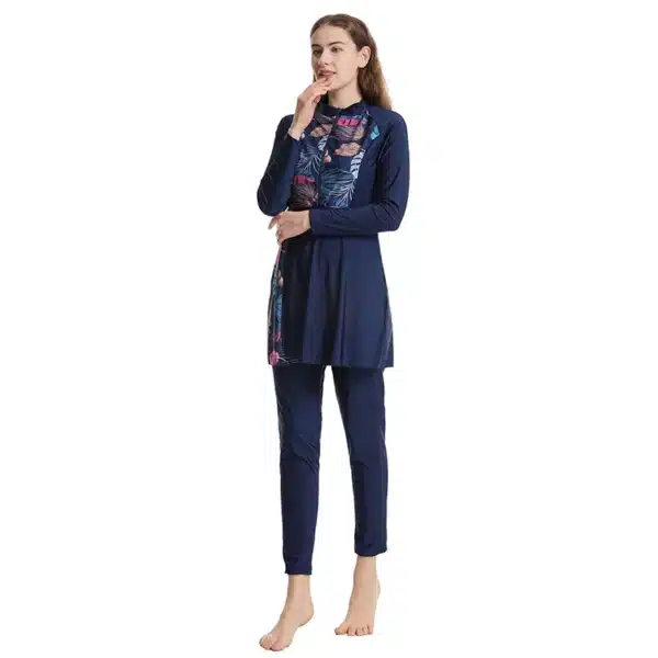 Burkini Noir Maillot de Bain Femme Voilée – Soline